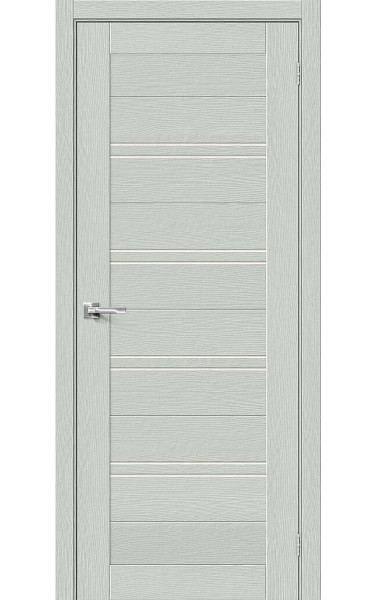 Межкомнатная дверь в Эко Шпоне Браво-28, цвет: Grey Wood Размер полотна: 200*80 модель 153-0712