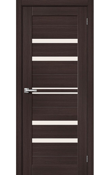 Межкомнатная дверь в Эко Шпоне Браво-30, цвет: Wenge Melinga Размер полотна: 200*70 модель 153-1313