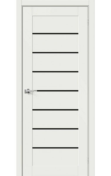 Межкомнатная дверь Эмалит Браво-22, цвет: White Matt Размер полотна: 200*90 модель 066-0121