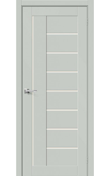 Межкомнатная дверь Эмалит Браво-29, цвет: Grey Matt Размер полотна: 200*80 модель 066-0136