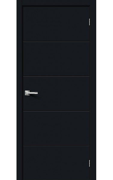 Межкомнатная дверь Винил Граффити-2, цвет: Total Black Размер полотна: 200*60 модель 146-0453
